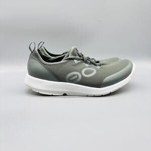 OOFOS Shoes Mens 9.5 Gray Mesh Low Top Recovery Athletic Comfort Casual Sneakers